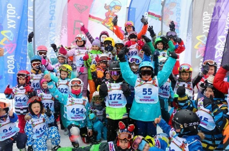 Детские соревнования «Хуторенок» в Отеле 28 в г. Сочи на горнолыжном курорте Роза Хутор